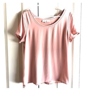 NWOT Ann Taylor Loft Blush Colored Blouse Size M